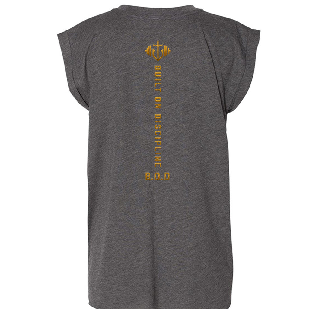 DARK GRY HEATHER - 8804 - BACK