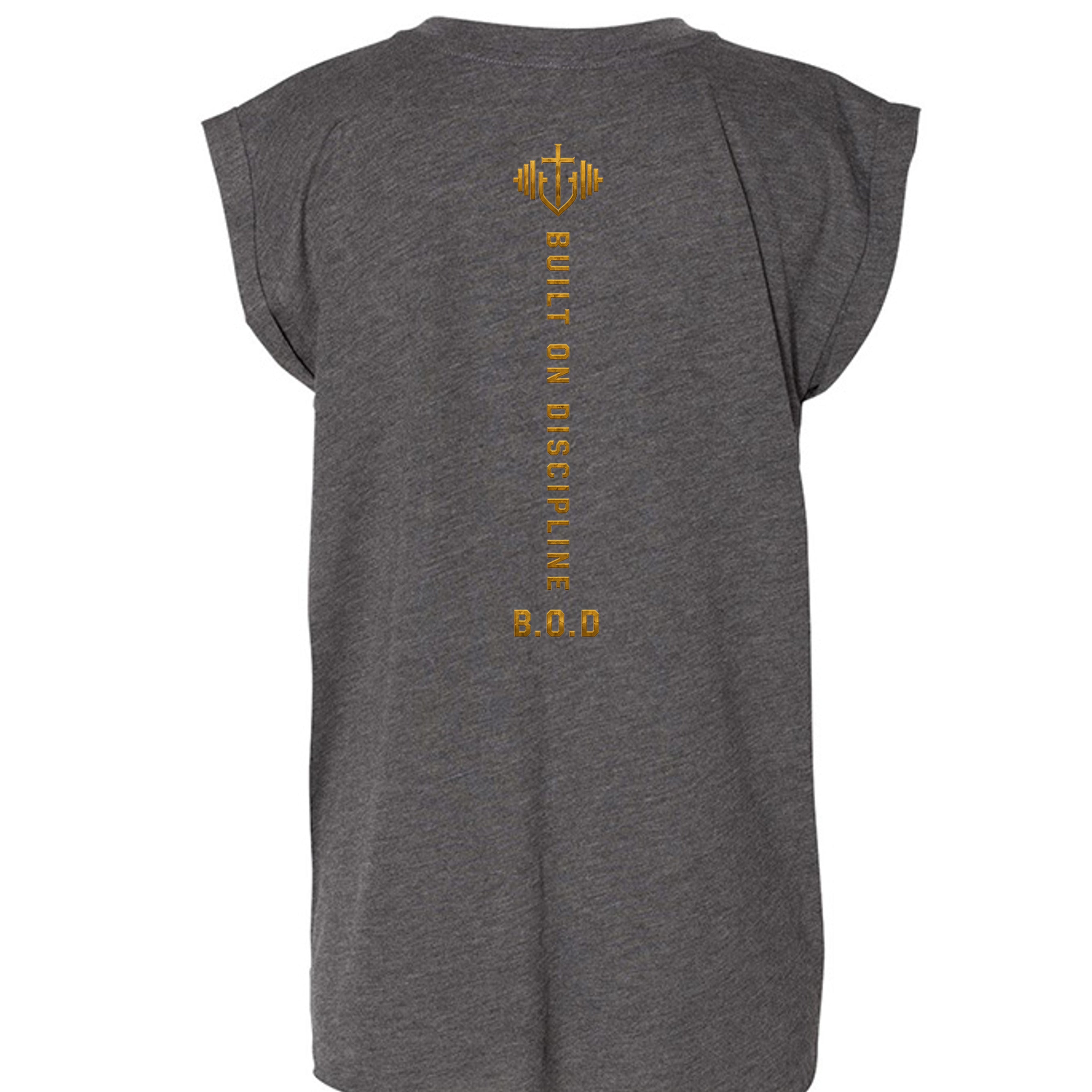 DARK GRY HEATHER - 8804 - BACK